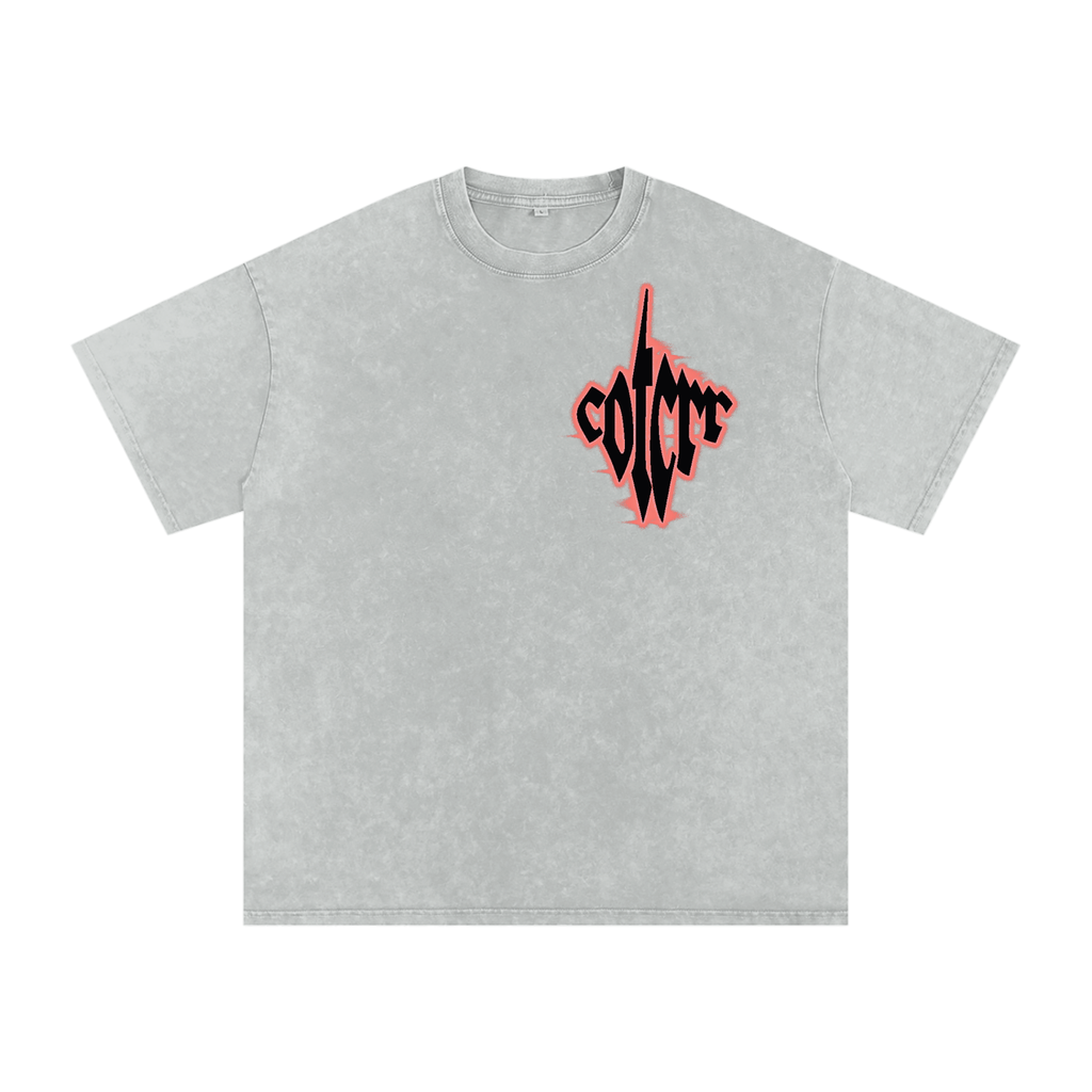 "COTCRR" Snow Washed Oversized Cotton T-Shirt