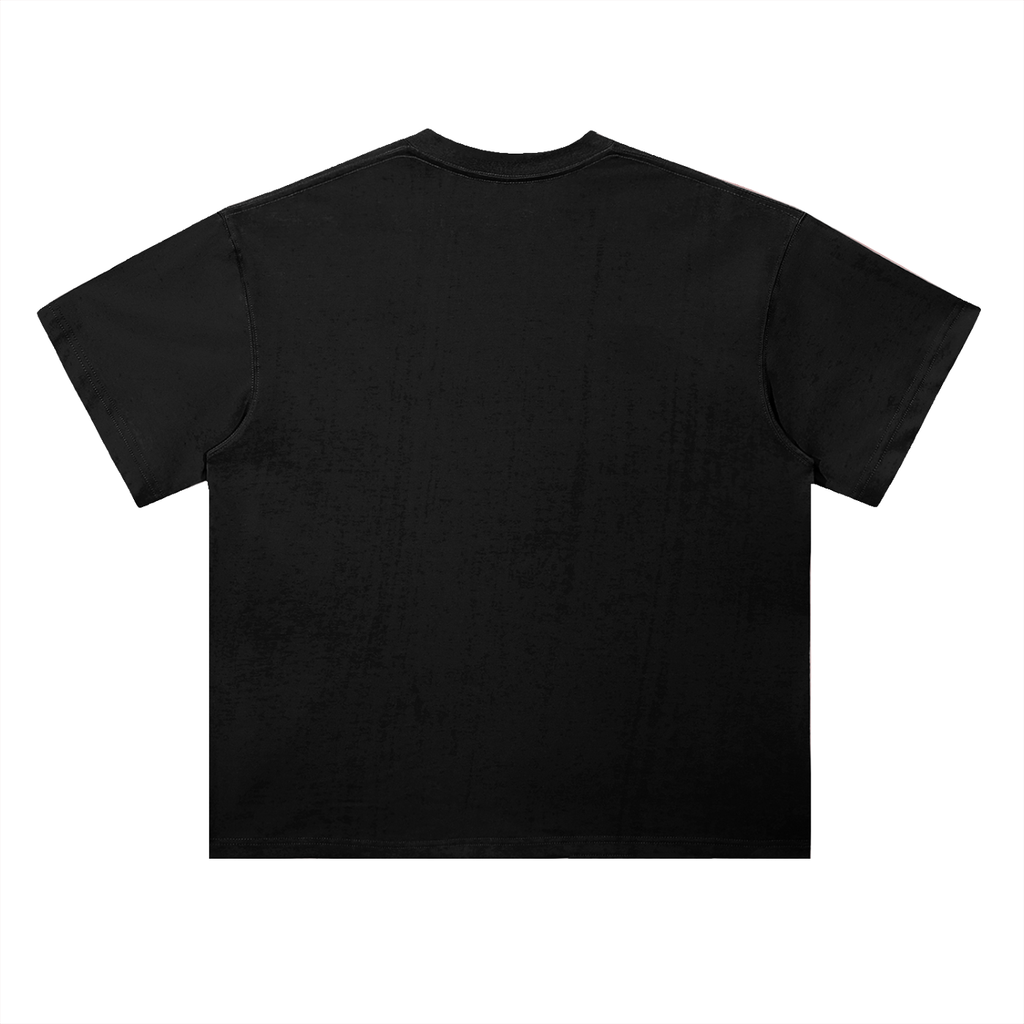 "+++" Heavyweight Drop Shoulder Cotton T-Shirt