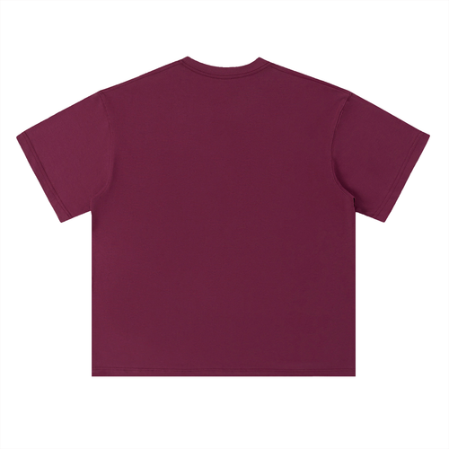 "+++" Heavyweight Drop Shoulder Cotton T-Shirt