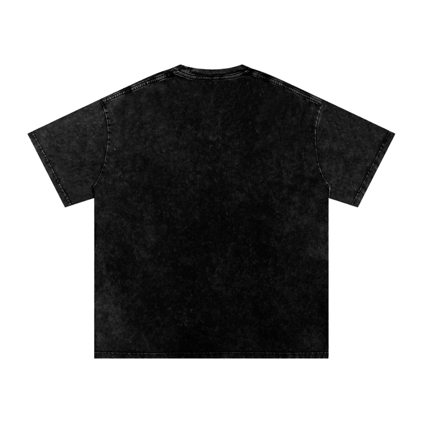 "MEOW" Snow Washed Oversized Cotton T-Shirt